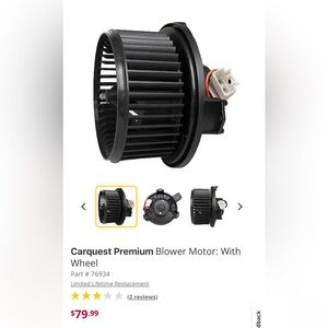 Brand new blower motor for 2016 ram 1500